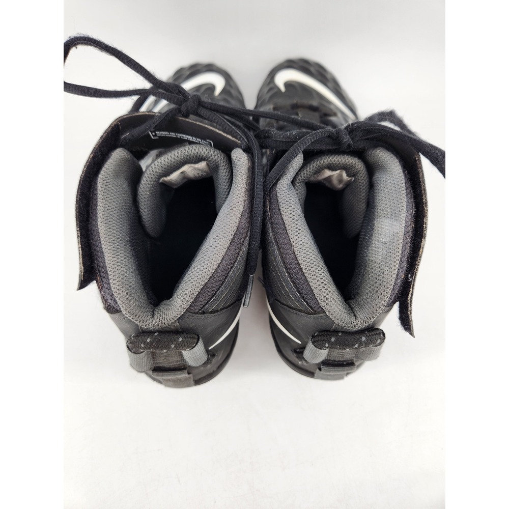 Nike Force Savage Pro 2 Football Cleats Mens 13 Black White AH4000-002 High Top - Picture 9 of 14